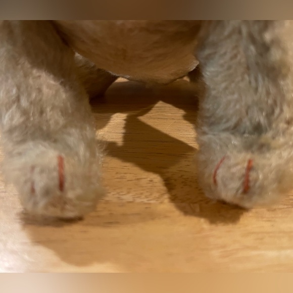 SOLD Steiff Mohair Tabby Cat Fully Articulated/Jointed 1950s No Button One Owner - Picture 8 of 13